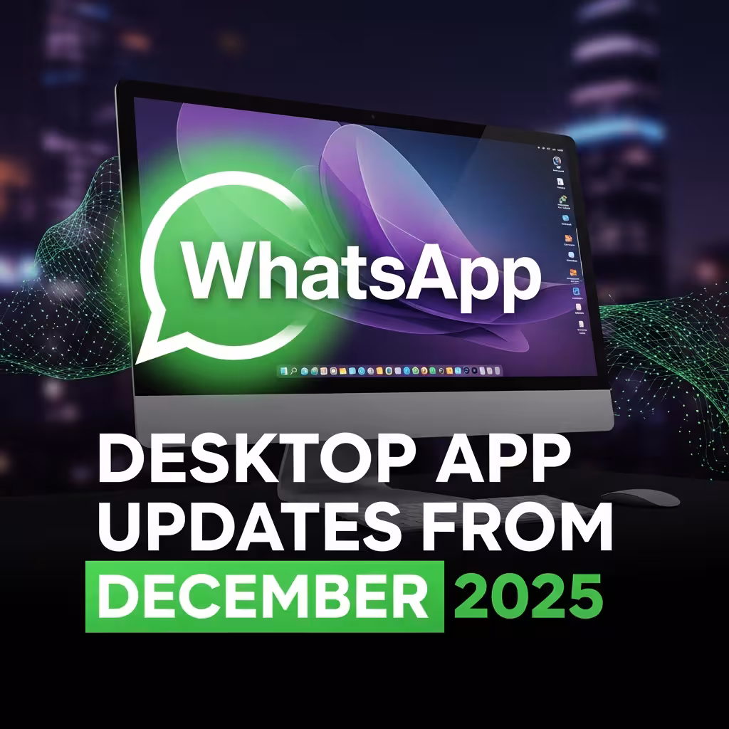 WhatsApp began implementing new updates on the desktop app in December 2025, most of which were already present in the mobile app.